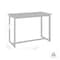 Armen Living Grand Outdoor Patio Bar Height Dining Table in Aluminum 840254332676 - alternate 2